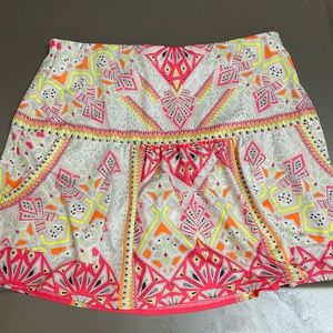 Lucky In Love tennis skirt, size 8-10. Built in shorts